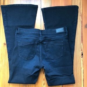 Express Dark Wash Flare Jeans, Size 8